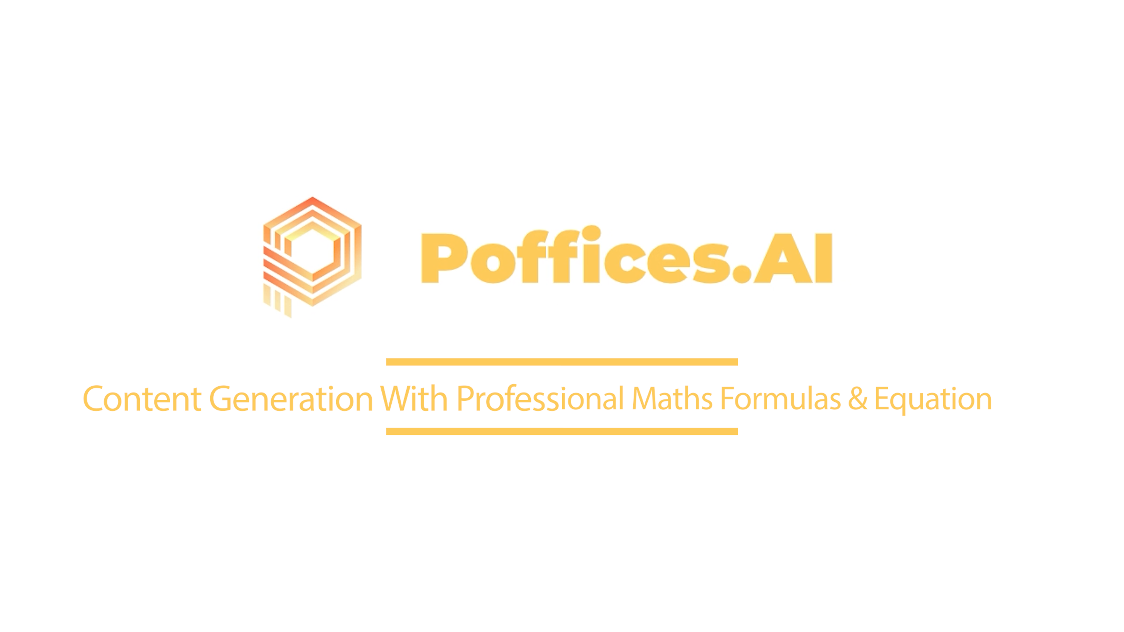 Content Generation with Professional Maths Formula & Equations
